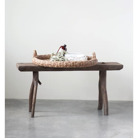 Hello Honey® 29'' Round Braided Bankuan Tray